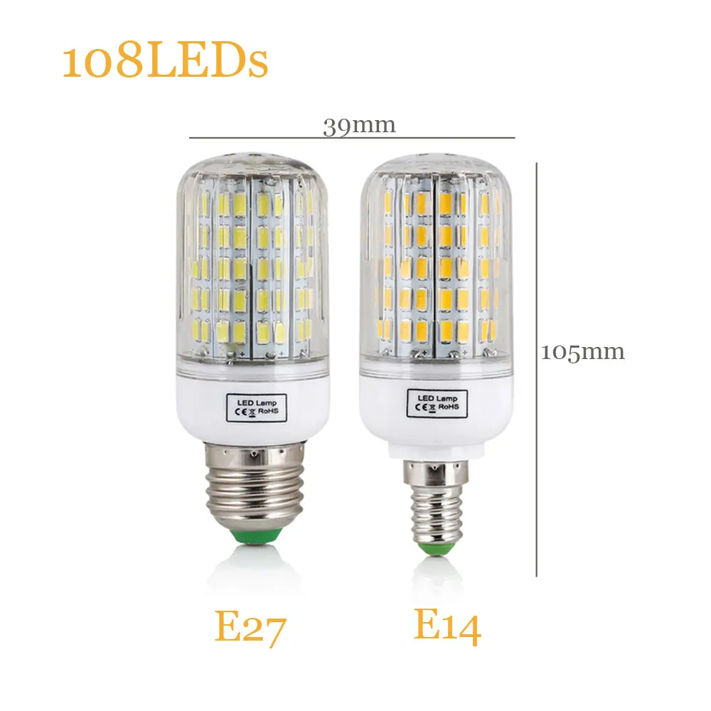 E27 E14 LED Corn Blubs (8)