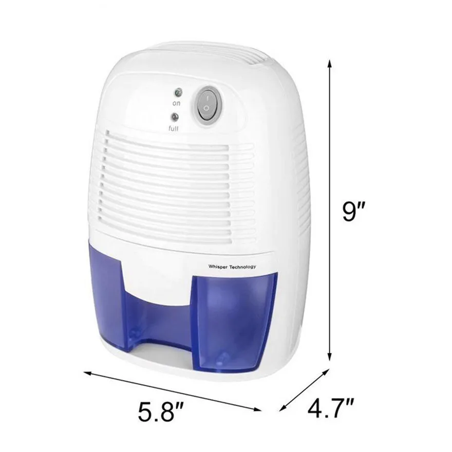 Портативный Электрический осушитель сухой увлажнитель воздуха для удаления 500 мл для домашнего офиса с адаптером питания#0724
