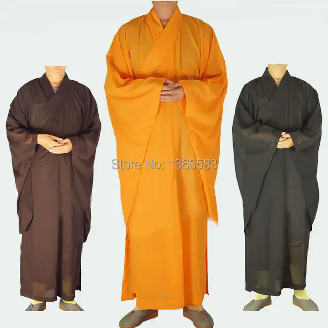 High Quality Shaolin Temple Zen Buddhist Robe buddhist monk robes Lay