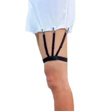 Модные Для мужчин рубашка с подвязками Подтяжки для женщин подтяжки Для мужчин Подвязки для Рубашки для мальчиков джентльмен эластичные Военная Униформа Рубашка Держатель для чулок