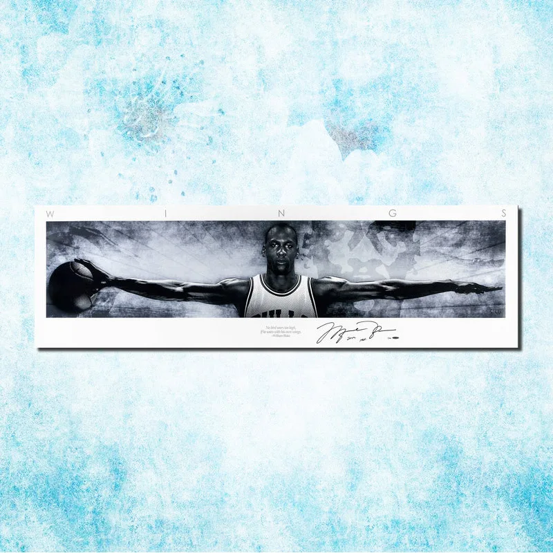 

Michael Jordan Shoes MJ 23 Chicago Bulls MVP Basketball Silk Canvas Poster 13x44 20x68inch Picture For Room Decor (more)-14