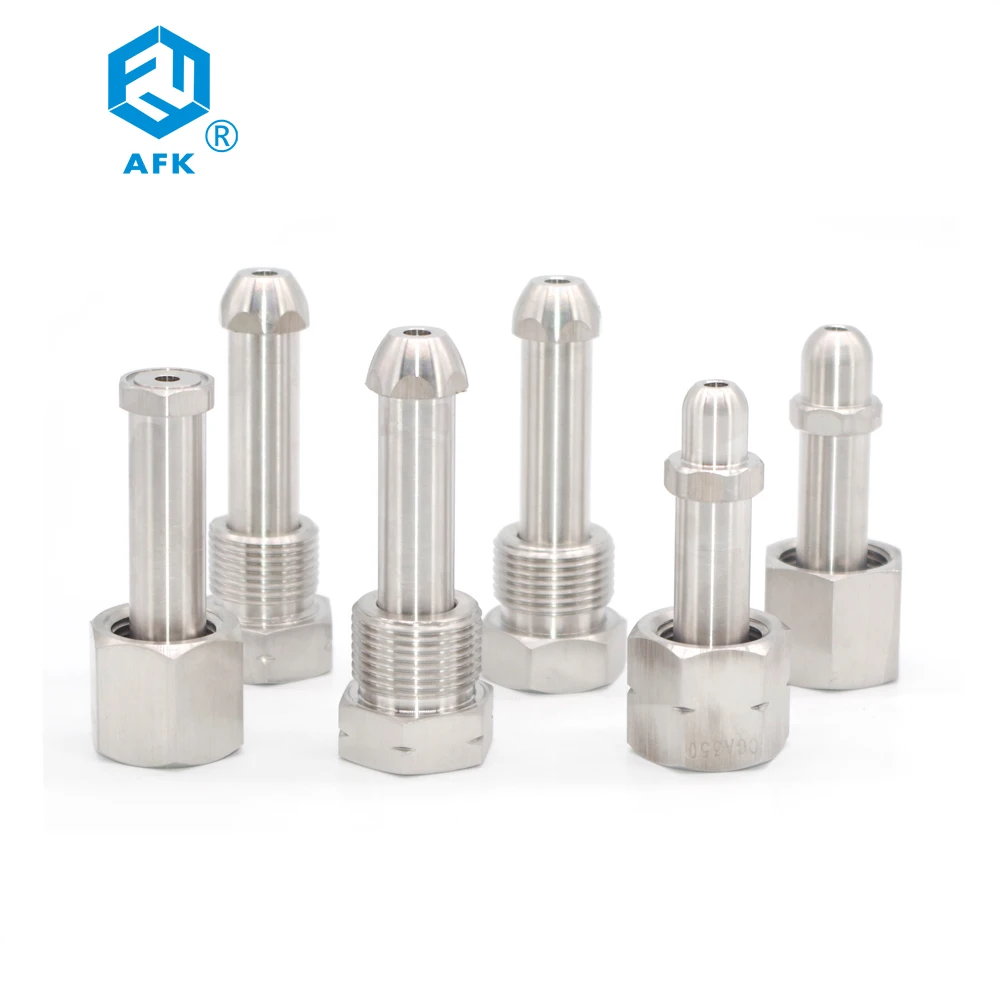 

Stainless Steel 316 1/4NPT Male X CGA320 CGA330 CGA580 Cylinder Fitting For Connecting Helium, nitrogen and oxygen cylinders