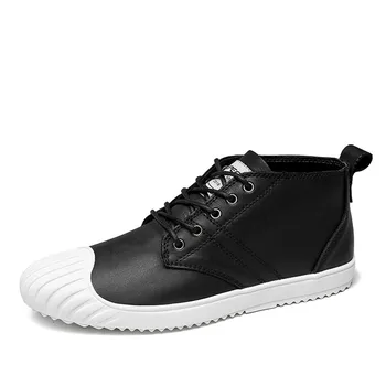 

2019 Men's Genuine Leather Sports Outdoor Skateboarding Shoes Sneakers For Men Sport Walking Trekking Shoes Sneakers Man