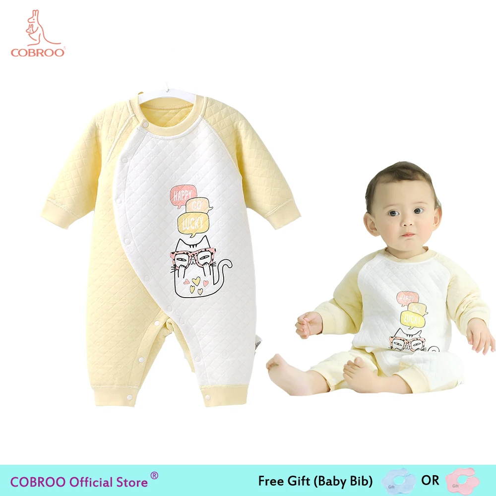 

Newborn Baby Clothes Romper Lucky Cat Cotton 2018 Spring 0-24 Month Infant Clothes Costume Baby Girl Boy Jumpsuit BN650023
