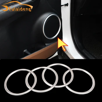 

4pcs For Lexus NX300h nx200t nx200 2015-2016 Side Door Speaker Decoration ring Cover Trim Car Styling Accessories