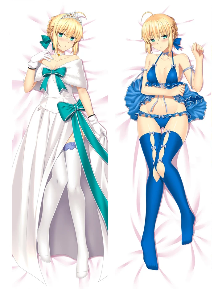 Аниме Dakimakura Body Fate Stay Night Saber 150x50 см 100x35 см чехол для подушки манга 1