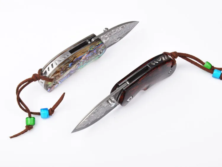 Top Brand Damascus Steel Hunting Knives Folding Knife Utility ...