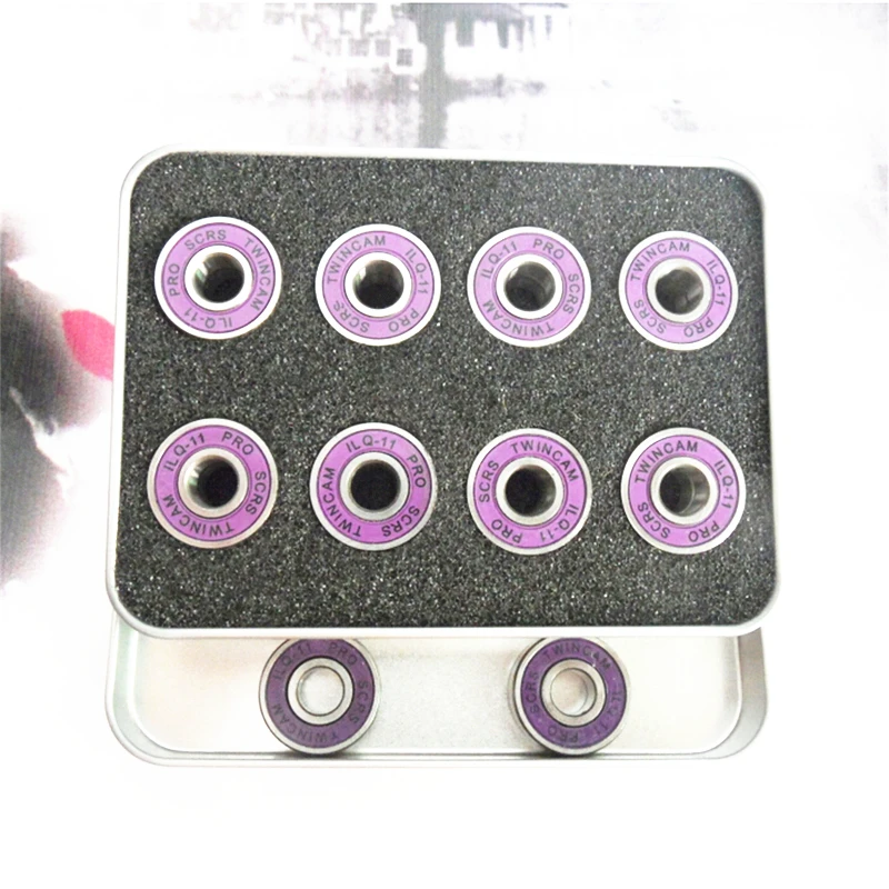 

Oiled ILQ-11 7-beads Chrome Steel 608 Inline Skating Bearing for SEBA High HV for Powerslide Speed Track Racing Quiet Bearings