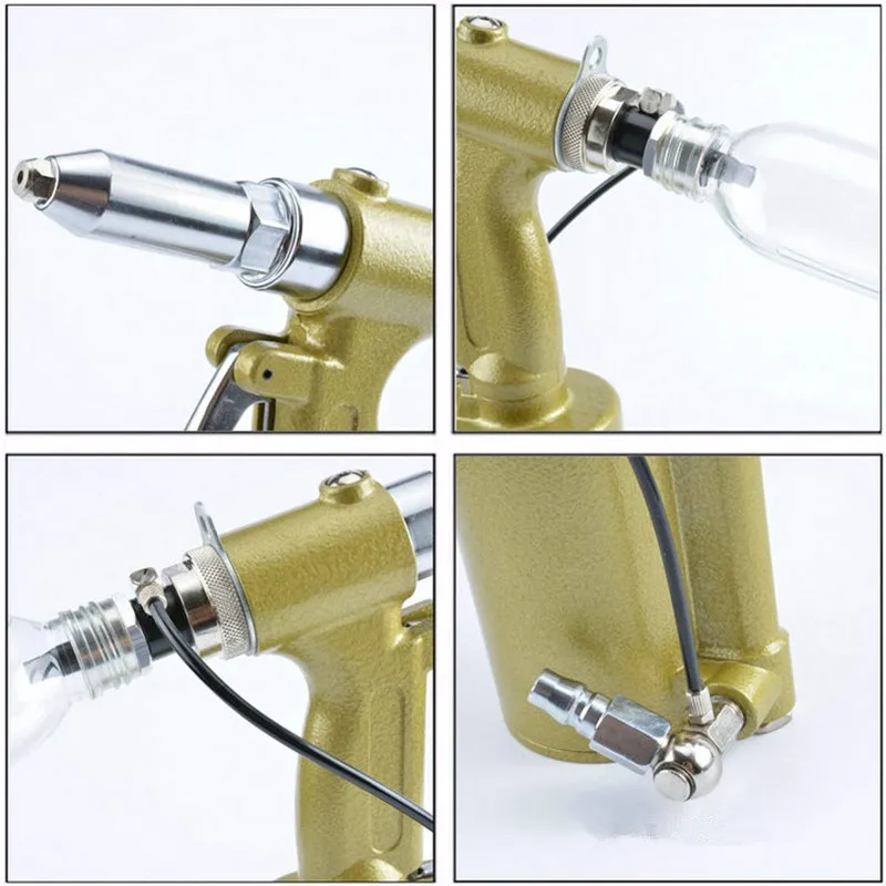 bike tool bag Borntun Pneumatic Hydraulic Air Riveter Auto-suction Pull Rivet 2.4mm 3.2mm 4.0mm 4.8mm Riveting Puller tool pouch