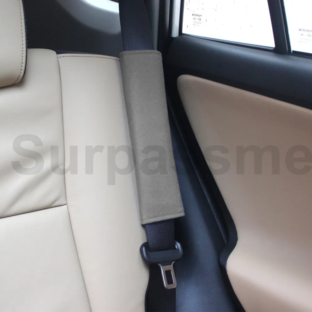 2PcsLot Fashion Car Seatbelt Shoulder Pad Comfortable Driving Seat Belt Vehicle Soft Plush Auto Seat Belts Strap Harness Cover