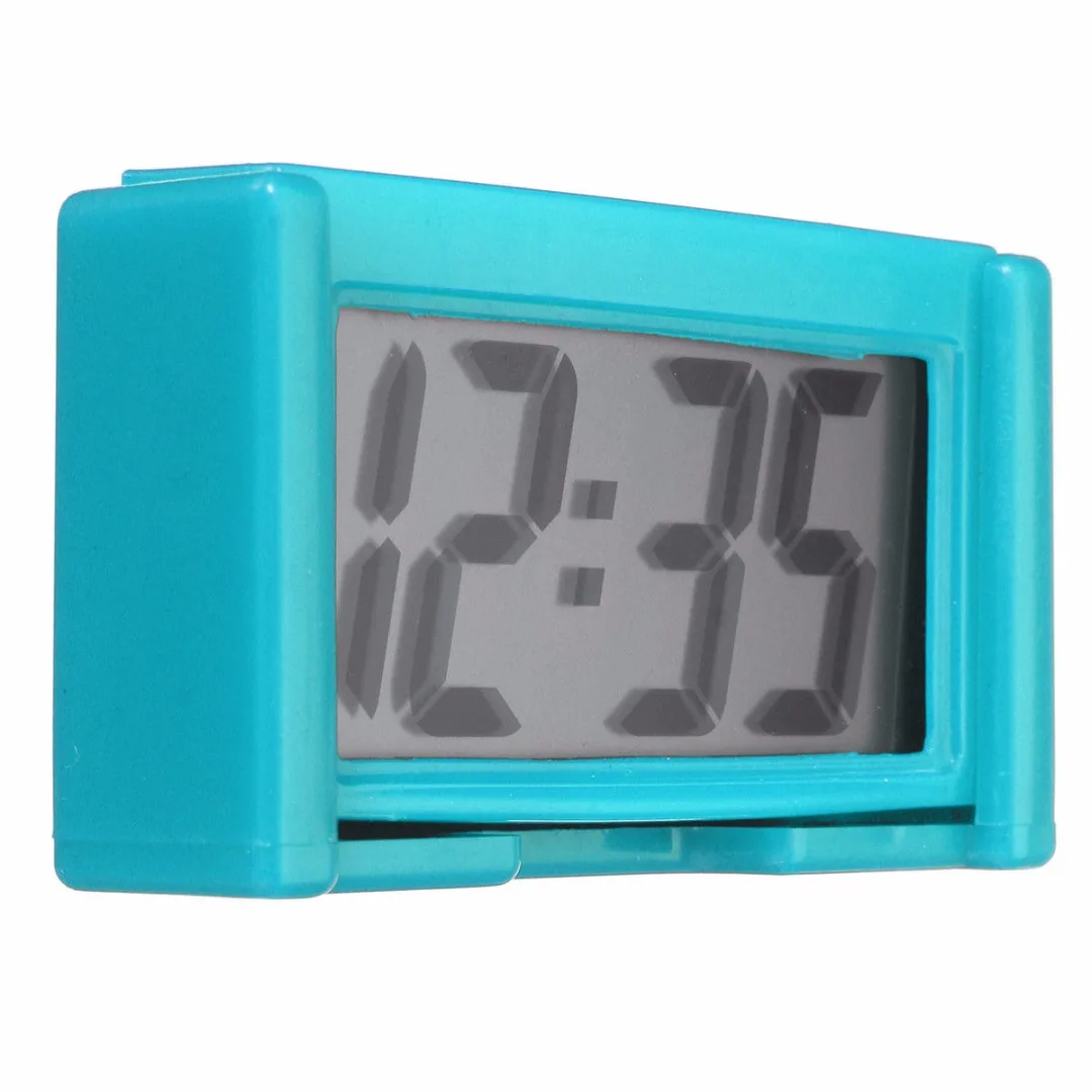 JX-LCLYL LCD Screen Digital Car Dashboard Clock Desk Time Adsorption Bracket Home Office