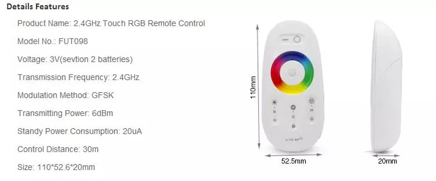 ZAHORIO SMD RGB Светодиодный свет 5050 30 светодиодный s светодиодный свет светодиодный лента диод Гибкие водонепроницаемые RF milight контроллер DC 12 В