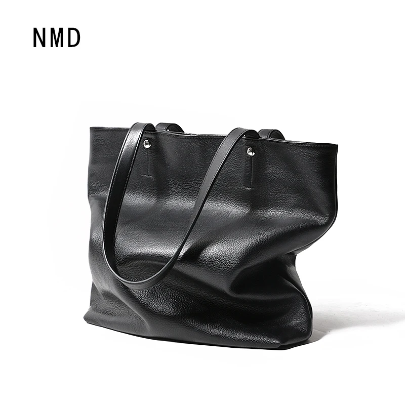 Épaule En Nmd À Sacs Femmes Cuirs De Black Qualité Véritable Cuir Marques Luxe Souple Main Bandoulière Célèbres TPPFE