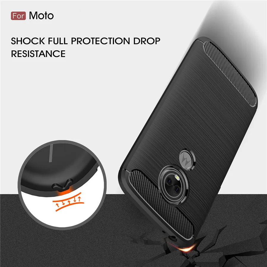 Противоударный чехол для телефона Motorola E5 Play чехлы мощный MOTO E6 E4 C Plus G5s силиконовый