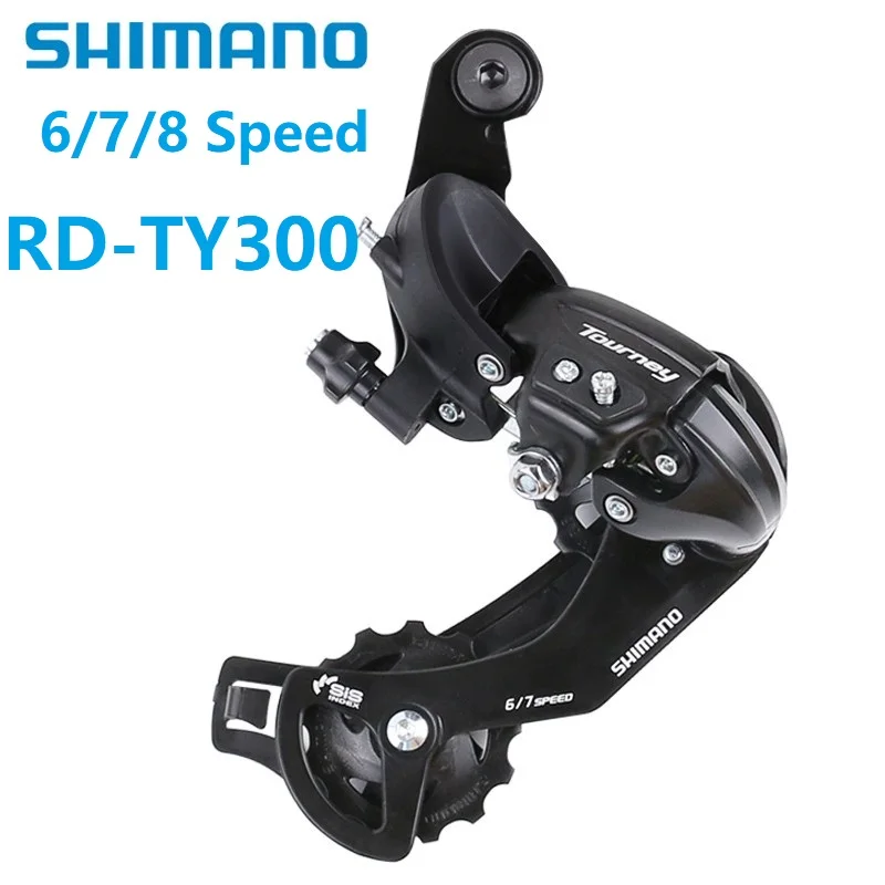 Shimano Tourney RD TY300 велосипедный задний переключатель 6 7 8 скоростной Универсальный