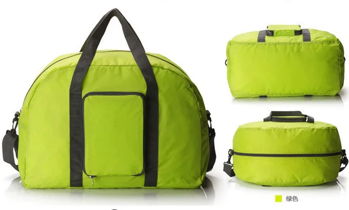 Высококачественная Складная и портативная дорожная сумка для мужчин, вместительные дорожные сумки, Повседневная сумка, специальная сумка на плечо - Цвет: light green