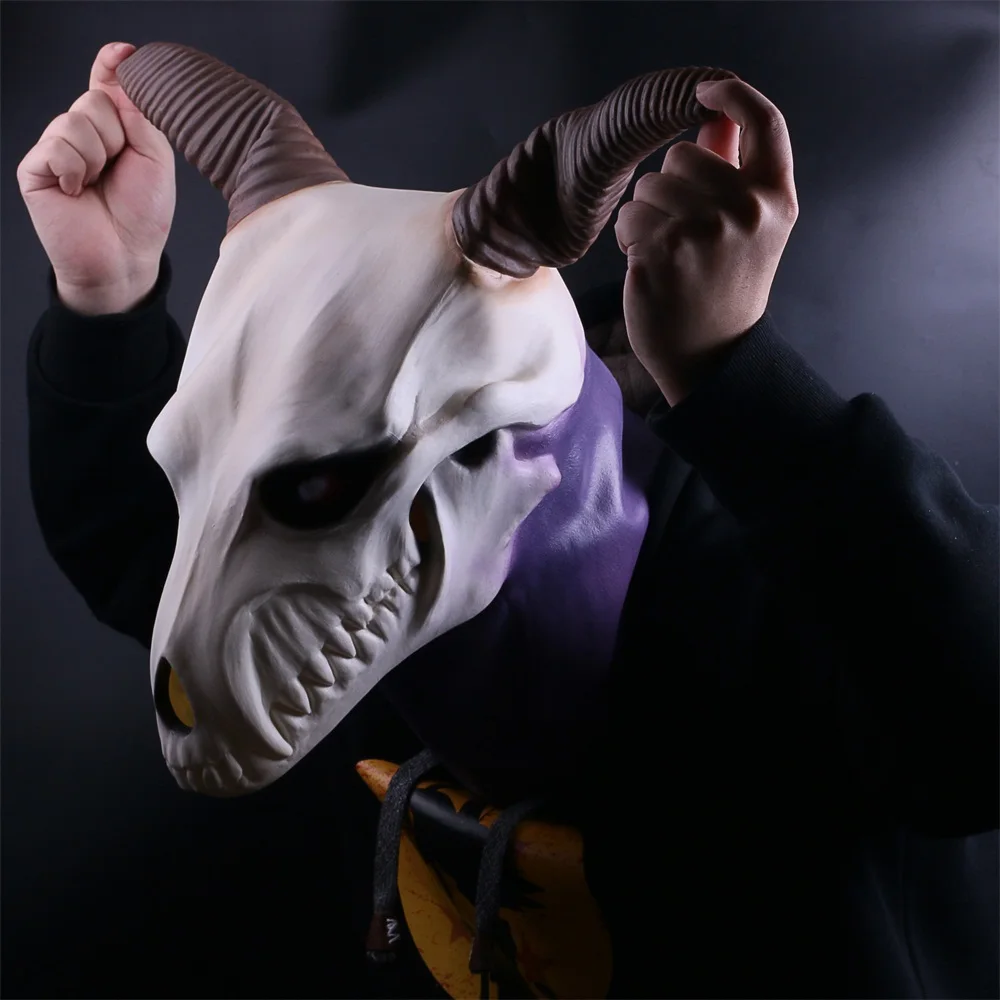 Anime The Ancient Magus' Bride Elias Ainsworth Cosplay Latex Mask Prop Halloween Masks (8)
