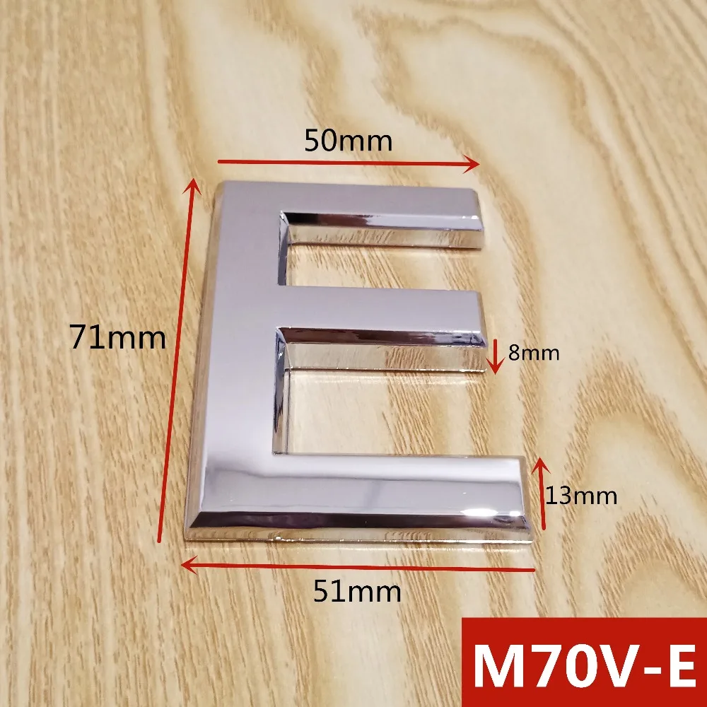 M70V亮银70mm塑料门牌=选项E