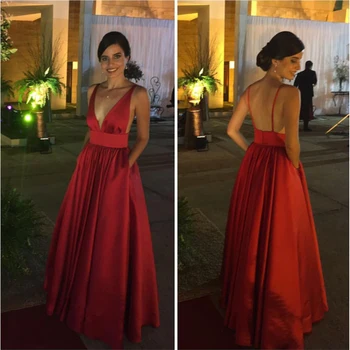 

Ruby Bridal 2019 Vestidos De Fiesta Long A-line Evening Dresses Burgundy Backless Women Prom dresses Vestido Longo Festa P1925