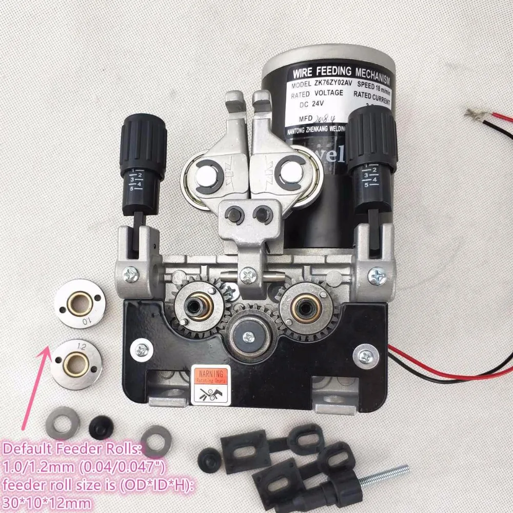 Wire Feeder DC 24V Double Drive Welding Wire Feeding Assembly ZK 76ZY-02AV for MIG/MAG Welder Welding Machine 2