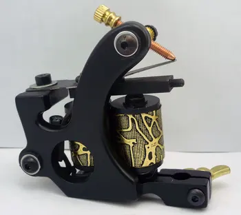 

10Pcs/lot Pro Casting Iron Tattoo Machine 10 Wraps coil stainless steel Tattoos Body Art Gun Coil Machine LPC-ITM-7019-9I