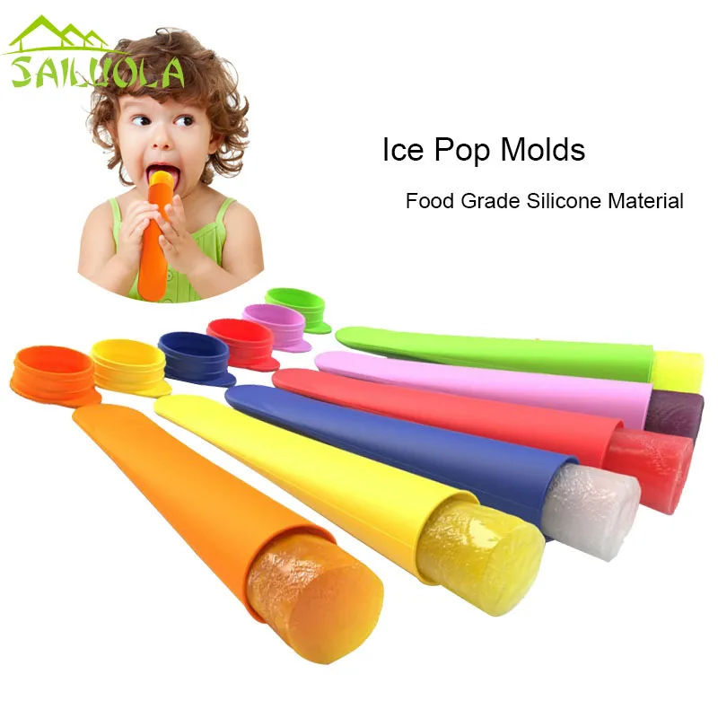 

1pc Creative Silicone Ice Cream Popsicle Mold / Ice Pop Molds / Ice Cube Tray