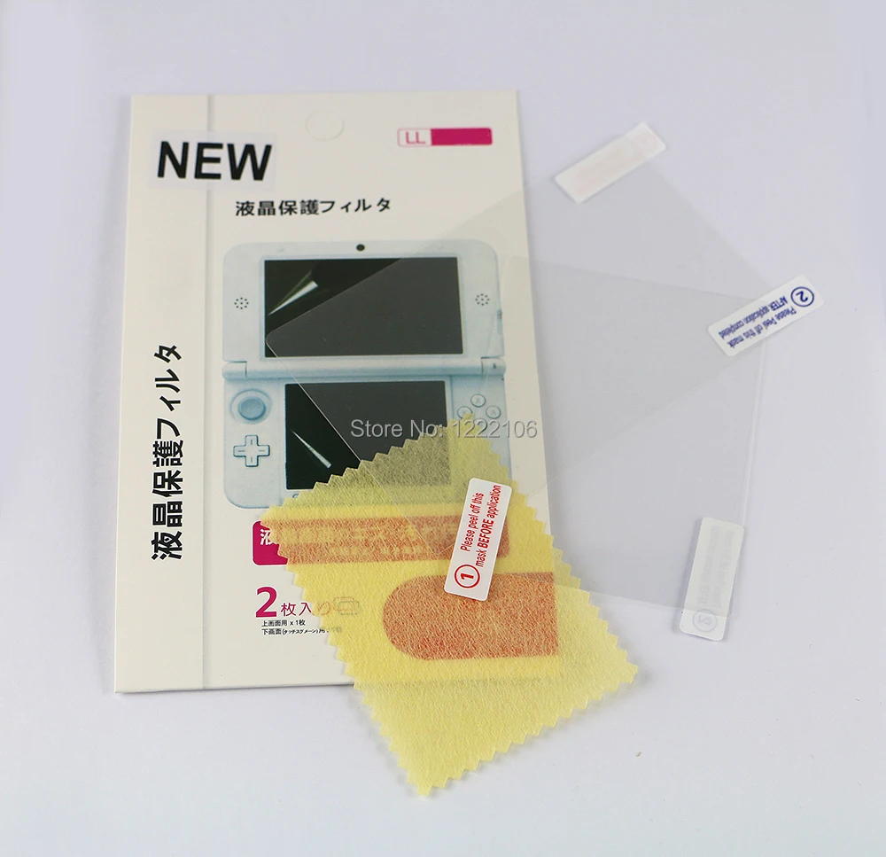 ChengChengDianWan 5 комплектов HD Clear 2 в 1 Защитная пленка для нового 3DSXL 3DSLL 3DS XL LL ЖК экран