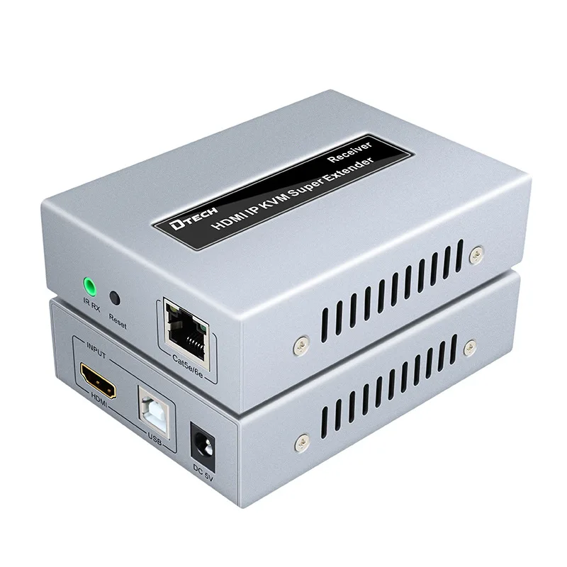 

DT-7054A HDMI Extender 120 Meter with Keyboard Mouse KVM Extender 120 Meter HDMI Single Cable Extender