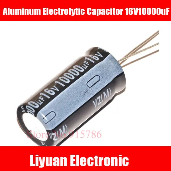 

3pcs 10000UF 16V 16X30mm Electrolytic Capacitor 16V 10000UF 16*30mm Aluminum Electrolytic Capacitor