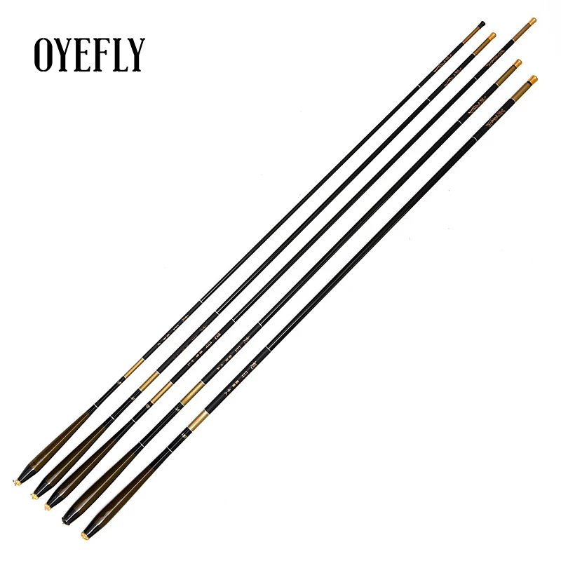 Ultralight 3.6/4.5/5.4/6.3/7.2 M Stream Fishing Rods Pole Carbon Fiber Casting Telescopic Superhard vara de pesca | Спорт и