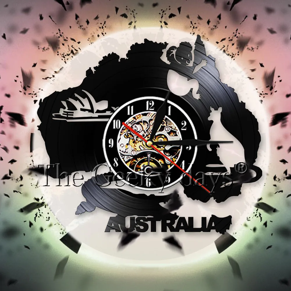 Australia Symbols Sydney Opera House Kangaroo Koala Crocodile Art