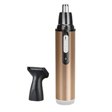 Профессиональная Красота забота о здоровье Мужчины Женщины 2 в 1 Электрический перезаряжаемый бакенбард триммер для волос носа удаление волос ручной носовой фреза