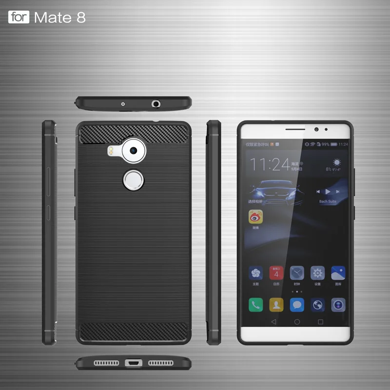 Lamocase для Huawei Коврики 8 корпус Встроенная крышка 6.0 &quotМягкий ТПУ защитный Чехол