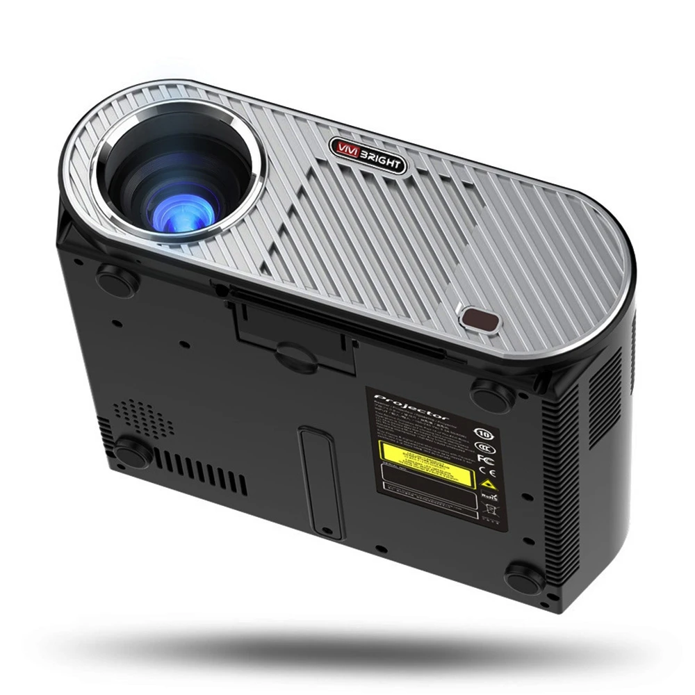 VIVIBRIGHT GP90 LCD Projector 3200 Lumen Projector Home Theater Full HD 1080P Projector Video Movie Proyector Support Android OS
