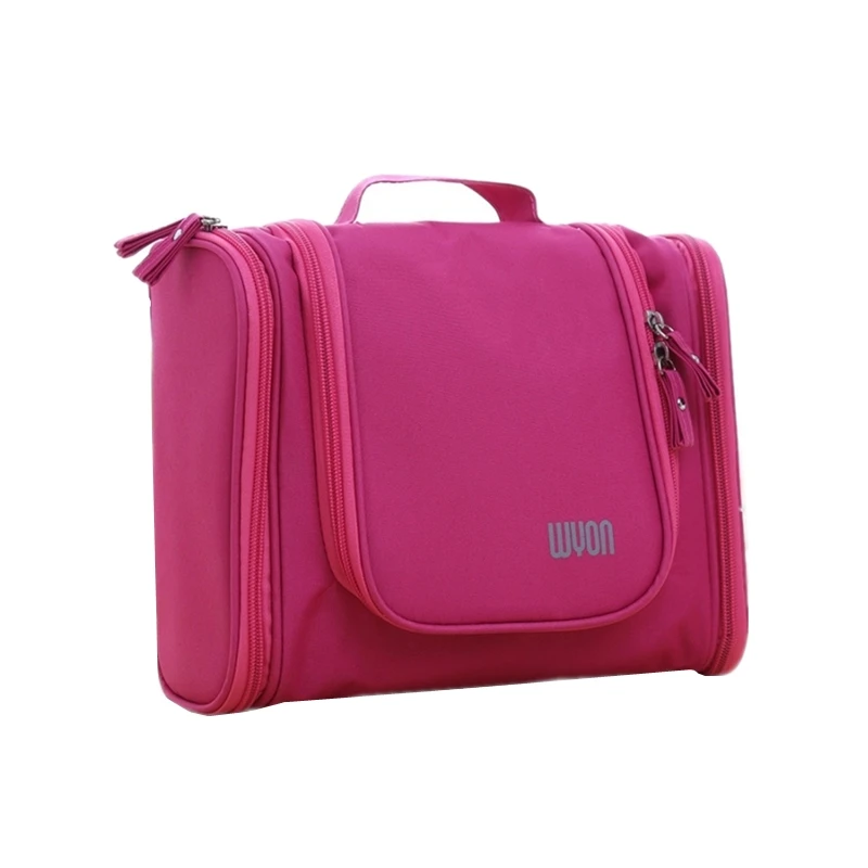 Хит, высококачественный подвесной органайзер для косметики, сумка-Органайзер, большая вместительность, многофункциональная дорожная сумка для туалетных принадлежностей - Цвет: Pink
