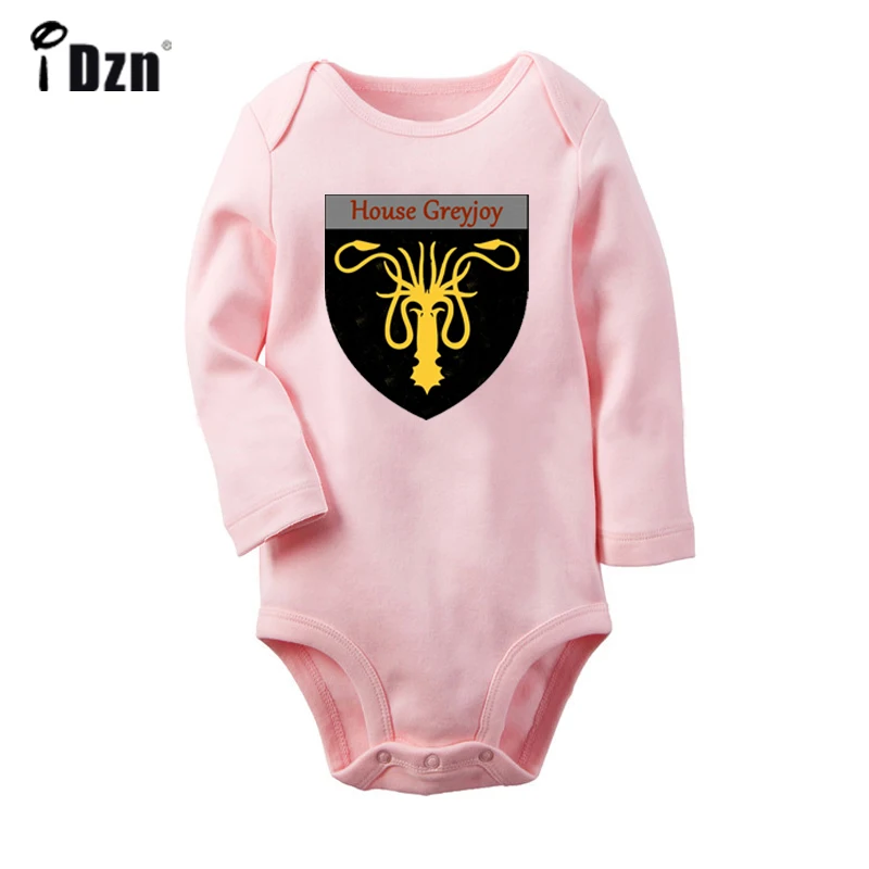

Gold Sea Game of Thrones House Greyjoy We Do Not Sow Three-eyed crow Newborn Baby Bodysuit Toddler Onsies Jumpsuit Clothes