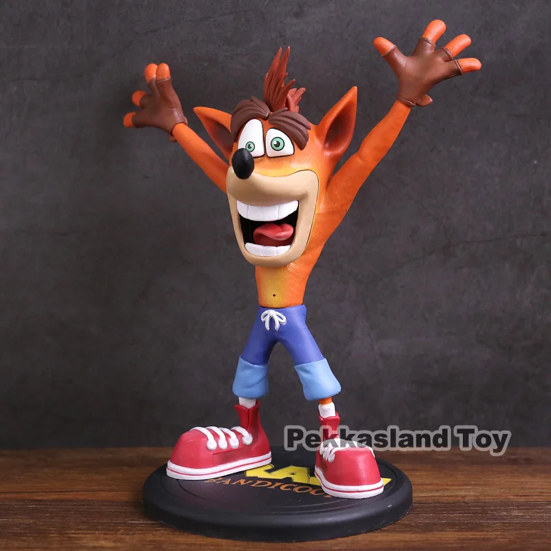 Классическая игра Crash Bandicoot ПВХ Статуя Рисунок Коллекционная модель игрушки