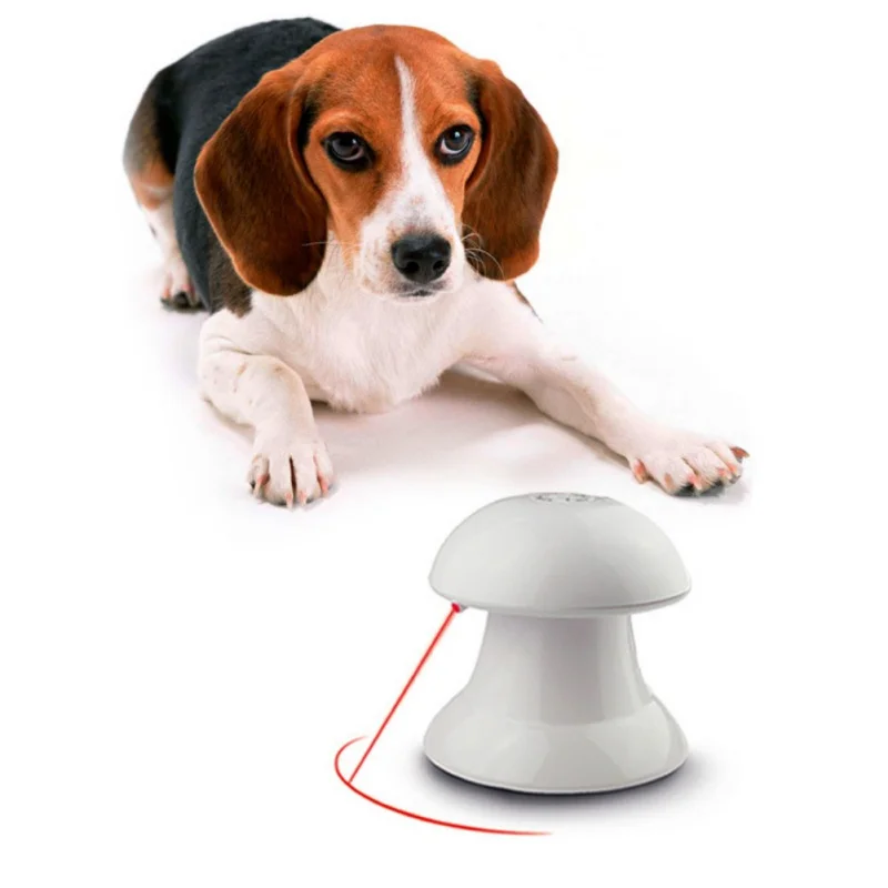 

Metal Laser Toys For Cats&Dogs Laser Light Infrared Electric Pet Toy For Cats&Dogs No Battery Pack White Gift