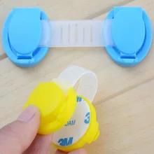 6pcs/lot baby safety child lock refrigerator drawer for cabinets locker sliding door fridge protection of children locking doors