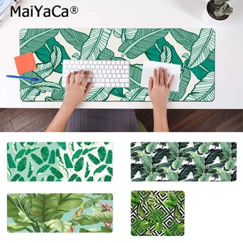 

Maiyaca Tropical leaf pattern Durable Rubber Mouse Mat Pad Comfort Mouse Mat Gaming Mousepad