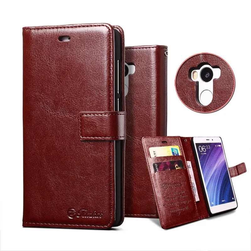 TOMKAS Phone Case For Conque Xiaomi Redmi 4 Pro Redmi 4 Cases Flip Leather Cover Wallet Case For Xiaomi Redmi 4 4Pro Prime  (4)