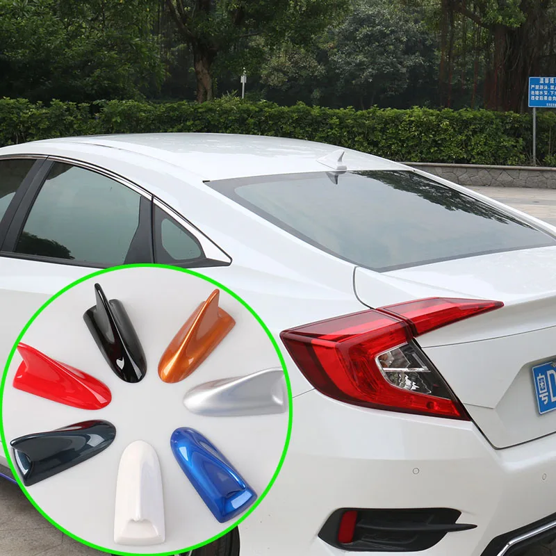 Автомобильный Стайлинг 1 шт. Подходит для Honda 10th Gen Civic- крыша Топ Манекен украшение плавник акулы украшение для антенны
