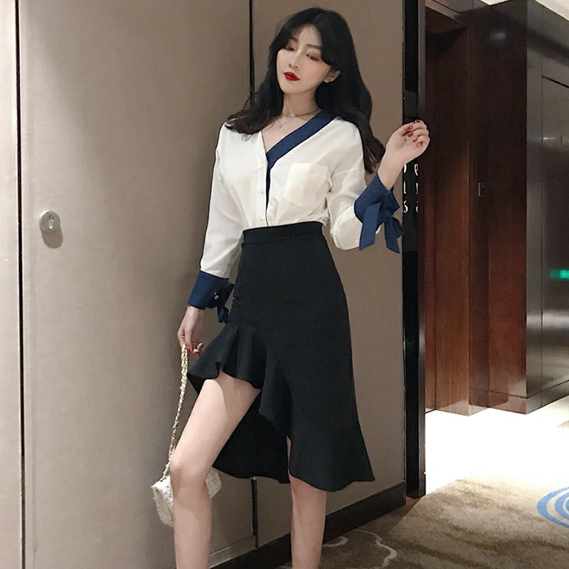 

Cheap wholesale 2019 new Spring Summer Autumn Hot selling women's fashion casual 2pieces set suit BP3.8