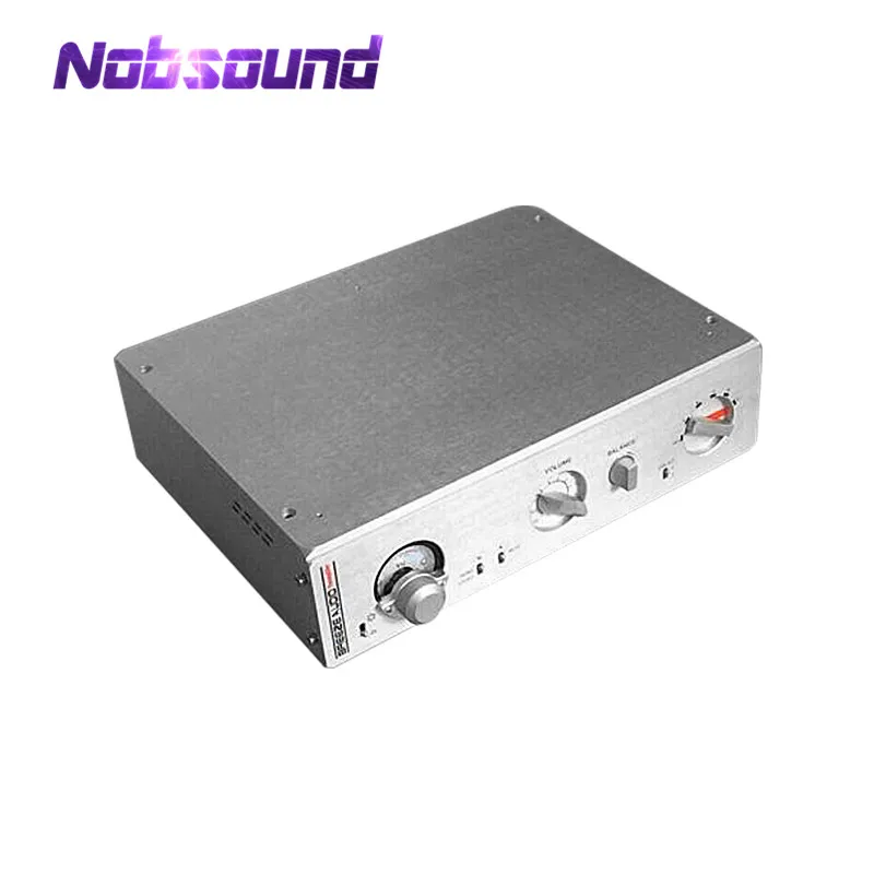 Nobsound Новый Швейцарский стиль с VU метром Полный алюминиевый усилитель Корпус