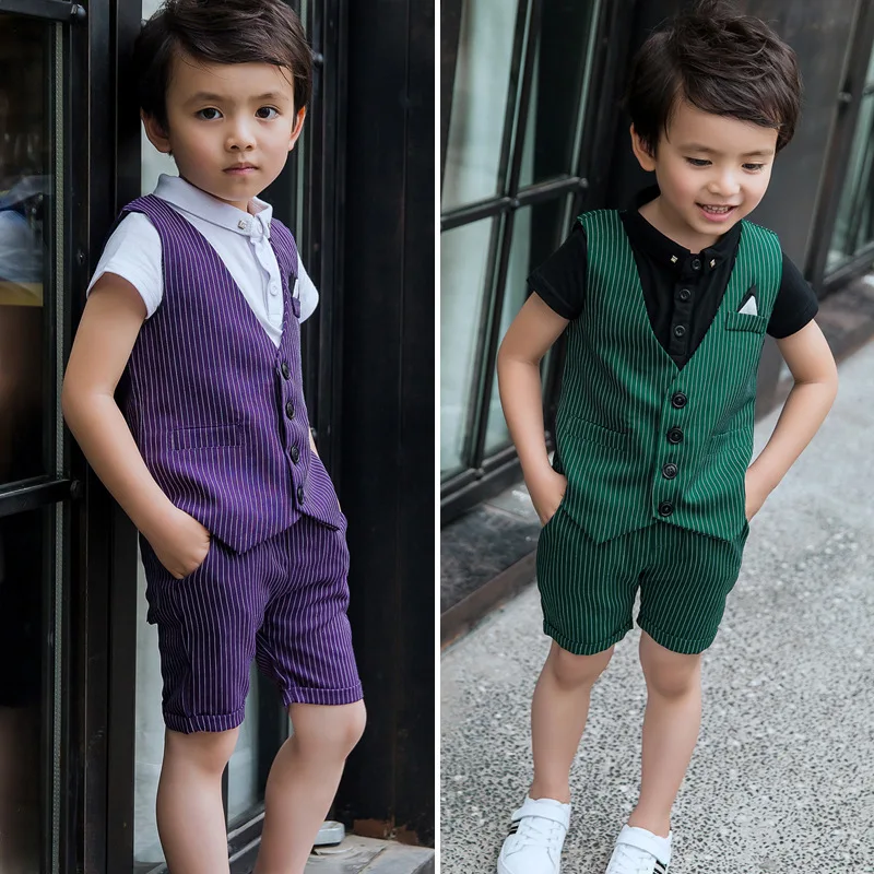 

boys' vest suit, fashionable boys' suit, 2 sets or 3 sets