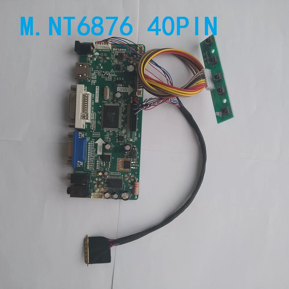 

audio LCD kit controller driver board display for 40pin LP156WF4-SLB6 1920X1080 screen VGA M.NT68676 DVI LED DIY HDMI 2019