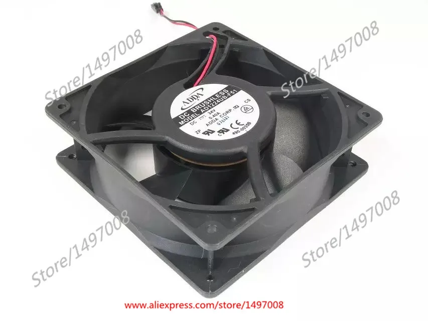 

Free Shipping For ADDA AD1224UB-F51 G DC 24V 0.40A 2-wire 2-pin connector 110mm, 120X120X38mm Server Square fan Free Shipping