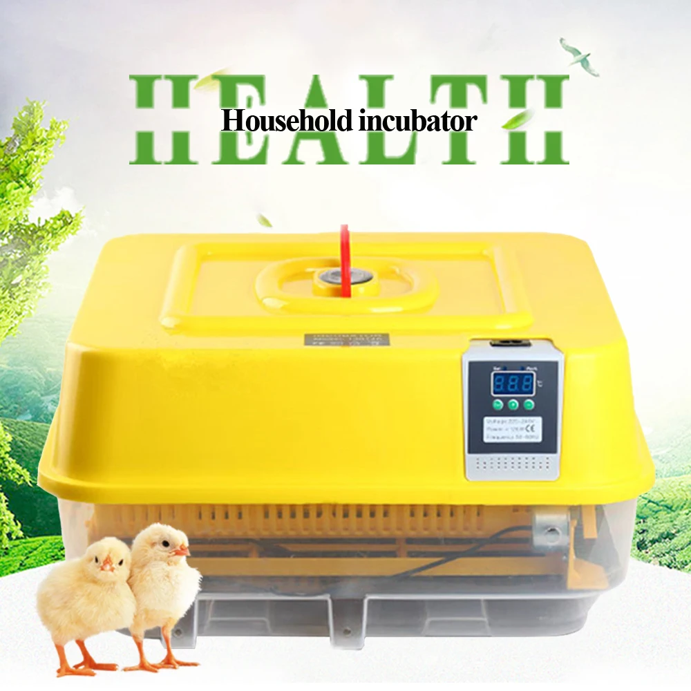 

Newest Best 42 Egg Incubator Digital Temperature Control Poultry Hatcher For Sale Home Farm Hatching Experimental Teaching Tool