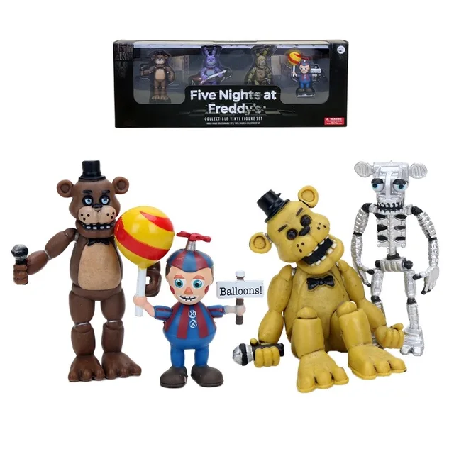 4pcs/set FNAF Figure Five Nights At Freddy's Sister Location Springtrap