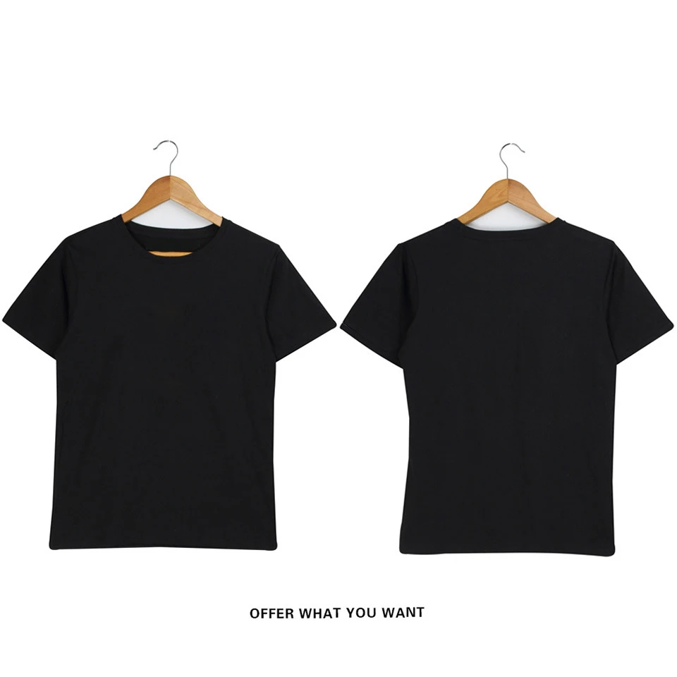Размер США XS-4XL Индивидуальные DIY печати мужчин женщин o-образным вырезом с
